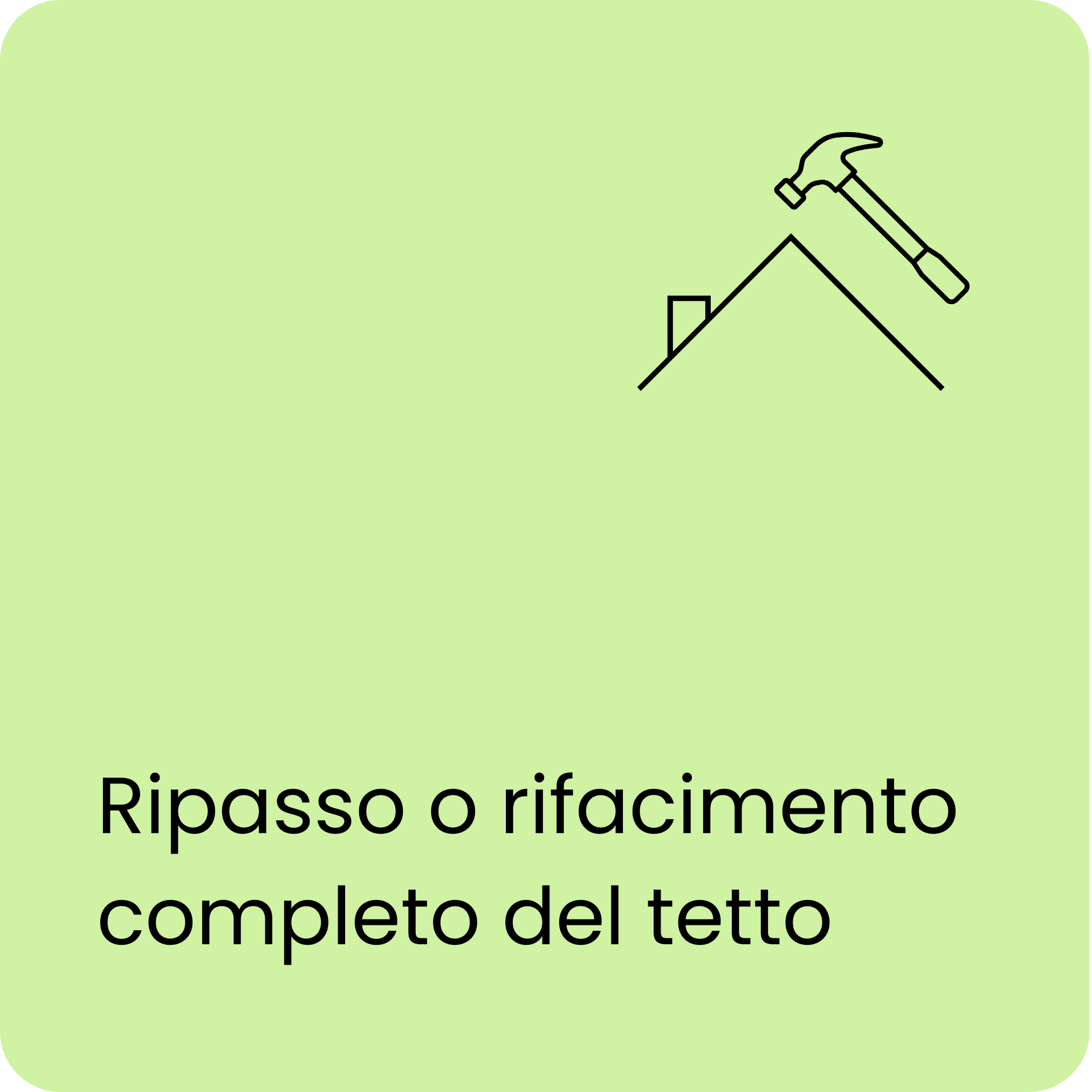 Immagine card ripasso o rifacimento tetto